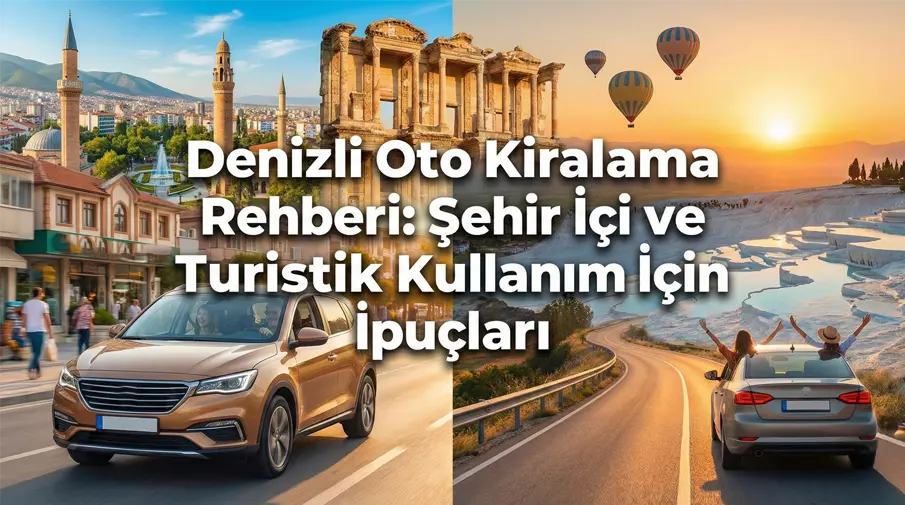 Denizli Oto Kiralama Rehberi: Şehir İçi ve Turistik Kullanım İçin İpuçları